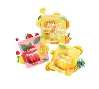 ASTOFLI Flavoured Inner Filter Packs: Mixed Fruit Flavoured Metal Breathlace with Resistance Tube Breathing Necklace Filter Calm Breathlace Stop Stress Necklaces Anxiety Relief Breathe Pendant