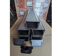 Aston Drainage Channel Driveway & Patios 5mtr Galvanised Steel Grating + Free Accessories (5 Drainage Channel)