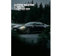 Aston M Car 2026 Calendar, A3, Wirobound, Full Colour, Free pack of stickers