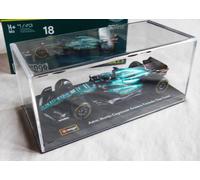 Bburago Formula 1 F1 Asto Martin AMR 23 Lance Stroll with Helmet (2023) - 1:43 Scale - In credibly Detailed Die-Cast Replica Collectible Race Car