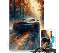 Aston Martin Car 1000 Piece Puzzle For Teenagers Brain Think Clear Hue Real Challenge Home Display (38x26cm)