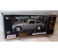 Aston Martin DB5 Silver Goldfinger James bond 007 1-24 scale model Motor Max