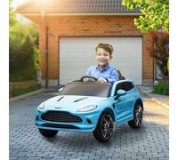 AIYAPLAY Aston Martin DBX Licensed 12V Kids Electric Car w/ Remote, Blue