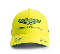 Aston Martin F1 2025 Fernando Alonso Team Cap Lime - One Size Fits Most