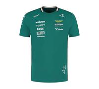 Aston Martin F1 2025 Fernando Alonso Team Tshirt for Men Green - Size: XXL