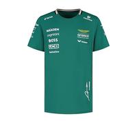 Aston Martin F1 2025 Kids Alonso Team Tshirt Green - Size: 7/8 Years