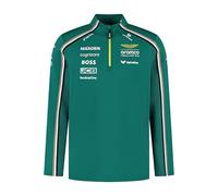 Aston Martin F1 2025 Team 1/4 Zip for Men Green - Size: M