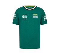 Aston Martin F1 Kids 2024 Fernando Alonso Team Tshirt - Green - Size: 7/8 Years