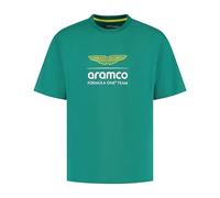Aston Martin F1 Men's Large Logo Tshirt Green - Size: XXL