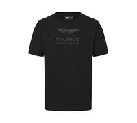 Aston Martin F1 Men's Stealth Logo Tshirt - Black - Size: Large
