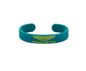 Aston Martin Men's Bracelet Bangle Silicone Green AM FORMULA 1 MJFBF5BU5