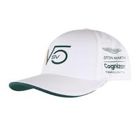 F1 Official Sebastian Vettel Driver White Cap Aston Martin White One Size