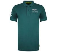 F1 Sebastian Vettel Driver Short Sleeve Green Polo Shirt Aston Martin Green S
