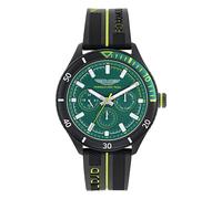 Aston Martin MTFP1F503 Aramco Formula 1 Black Silicone Strap Watch - W2088