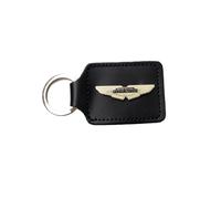 Aston Martin Rhodium Plated Wing Keyring