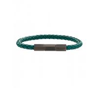 Aston Martin TKS Green Braided Leather Bracelet 20cm