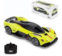 Aston Martin Valkyrie AMR Pro Remote Control Car Toy, 1:24 Scale, Officially Licensed, Lime Green - Perfect On-Road RC Car for Boys and Girls