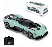 Aston Martin Valkyrie AMR Pro Remote Control Car Toy, 1:24 Scale, Officially Licensed, Racing Green - Perfect On-Road RC Car for Boys and Girls