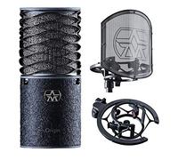 Aston Microphones ORIGIN BLACK BUNDLE High-Performance Large Diaphragm Cardioid Condenser Microphone - Includes SWIFTSHIELD Pop Filter/Shock Mount