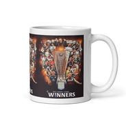 Aston V illa Europa League Winners Commemorative Poster Mug, White Ceramic Coffee Mug