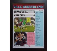 Aston Villa 1 Man City 0-2023 Premier League - framed print