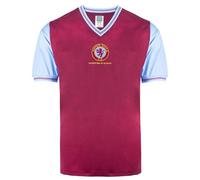 Aston Villa 1982 Champions of Europe Retro Shirt Claret/Sky Medium Cotton