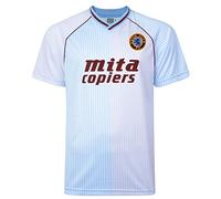 Aston Villa 1988 Retro Football Away Shirt White X-Large Polyester