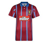 Score Draw Aston Villa Retro Home Shirt '94 Adults - Red M
