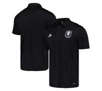 Aston Villa adidas Football Polo Men's Black