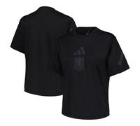 Aston Villa adidas Football T-Shirt Women's Black