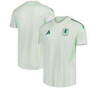 Aston Villa adidas Football Training T-Shirt Men's Light Green