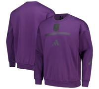 Aston Villa adidas Travel Z.N.E Crew Sweater - Dark Purple