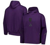 Aston Villa adidas Travel Z.N.E Hoodie - Dark Purple