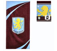 Aston Villa Beach Towel - Official Licensed 100% Cotton - Large 140 x 70 cm (55 x 28 in) - Perfect for Pool