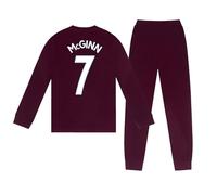 Aston Villa Boys Long Pyjama McGinn 7 Claret 9-10 Years