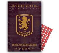 Aston Villa Calendar 2026 A3 Deluxe Collector's Edition with FREE Organisational Stickers Included