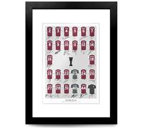 Aston Villa Europa League Winners 2025-2026 Team Squad Signed Poster Print Framed Picture Photo Autograph Gift 25/26 Ollie Watkins Morgan Rogers Mcginn (Winners, A4 Framed & Mounted)
