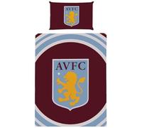 Aston Villa F.C. Single Duvet Set PL Official Merchandise, Multicoloured