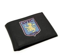 Aston Villa F.C. Wallet 7000- PU wallet- embroidered Crest- multiple card slots- approx 11cm x 9cm- on a header card- Official Football Merchandise