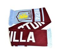 Aston Villa FC Aston Villa Nero Jacquard Knit Scarf Scarf, Adults Unisex, Multicoloured (Multicoloured), One Size