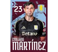 Aston Villa FC Emi Martinez 25/26 Headshot Poster Unframed A3