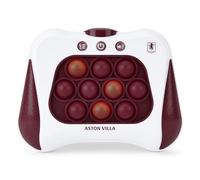 Aston Villa FC Officially Licensed Pop It Electric: Pop Up Lights Puzzle Game. Perfect for any fan of the Villans. Ideal Kids Toy Gift - Bubble Sensory, Electronic Smart Antistress Fidget Toy.