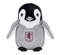 Aston Villa FC Penguin Plush Toy in Grey Aston Villa FC Grey
