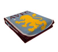 Aston Villa Fc Pulse Reversible Duvet Cover Set Burgundy/yellow/light Blue (Single)