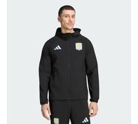Aston Villa adidas Tiro Travel Windbreaker - Black