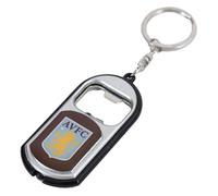 Aston Villa FC Torch Bottle Opener Keyring Complete in Gift Box