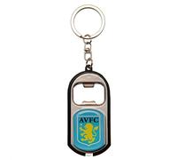 Aston Villa FC Torch Bottle Opener Keyring Complete in Gift Box