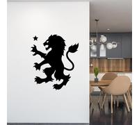Aston Villa Football Club Lion and Star Wall Sticker (60cm Width x 50cm Height)