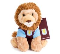 Aston Villa Lion Plush Toy Official Licenced 24cm High Football Club Mascot Soft Cuddly Gift for AVFC Supporters
