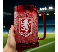 Aston Villa Official FC Freezer Mug Beer Stein with Club Crest Tumbler Cup
